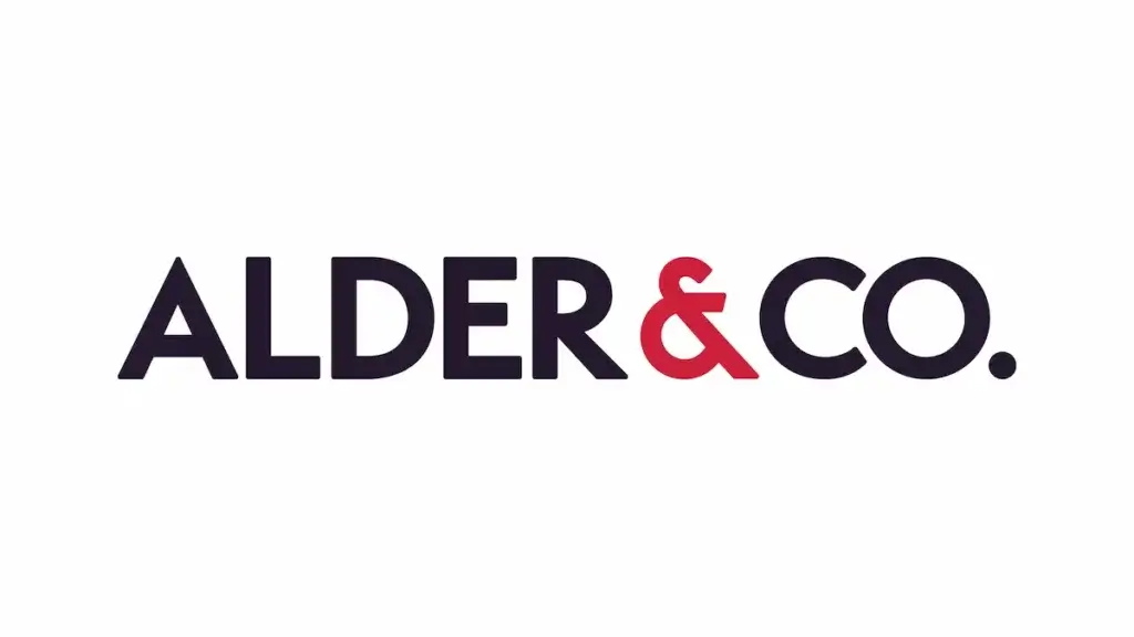 Alder & Co. logo.